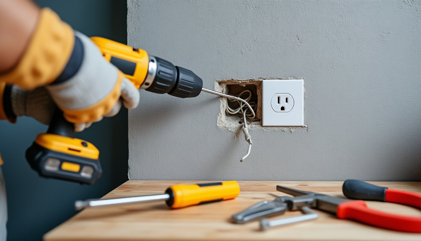 découvrez comment poser facilement une prise électrique sur un mur en béton grâce à notre guide étape par étape, idéal pour tous les bricoleurs débutants et confirmés.